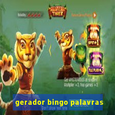 gerador bingo palavras